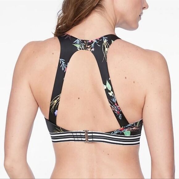 Athleta High Neck Bikini Top 32B/C - Picture 2 of 5
